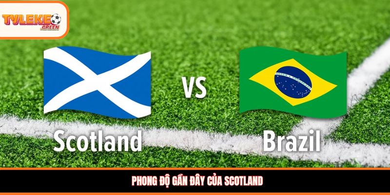 Scotland vs Brazil - phong độ trước trận